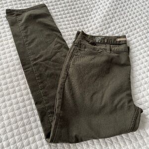 Banana Republic Slim Travel Jeans – Dark Green